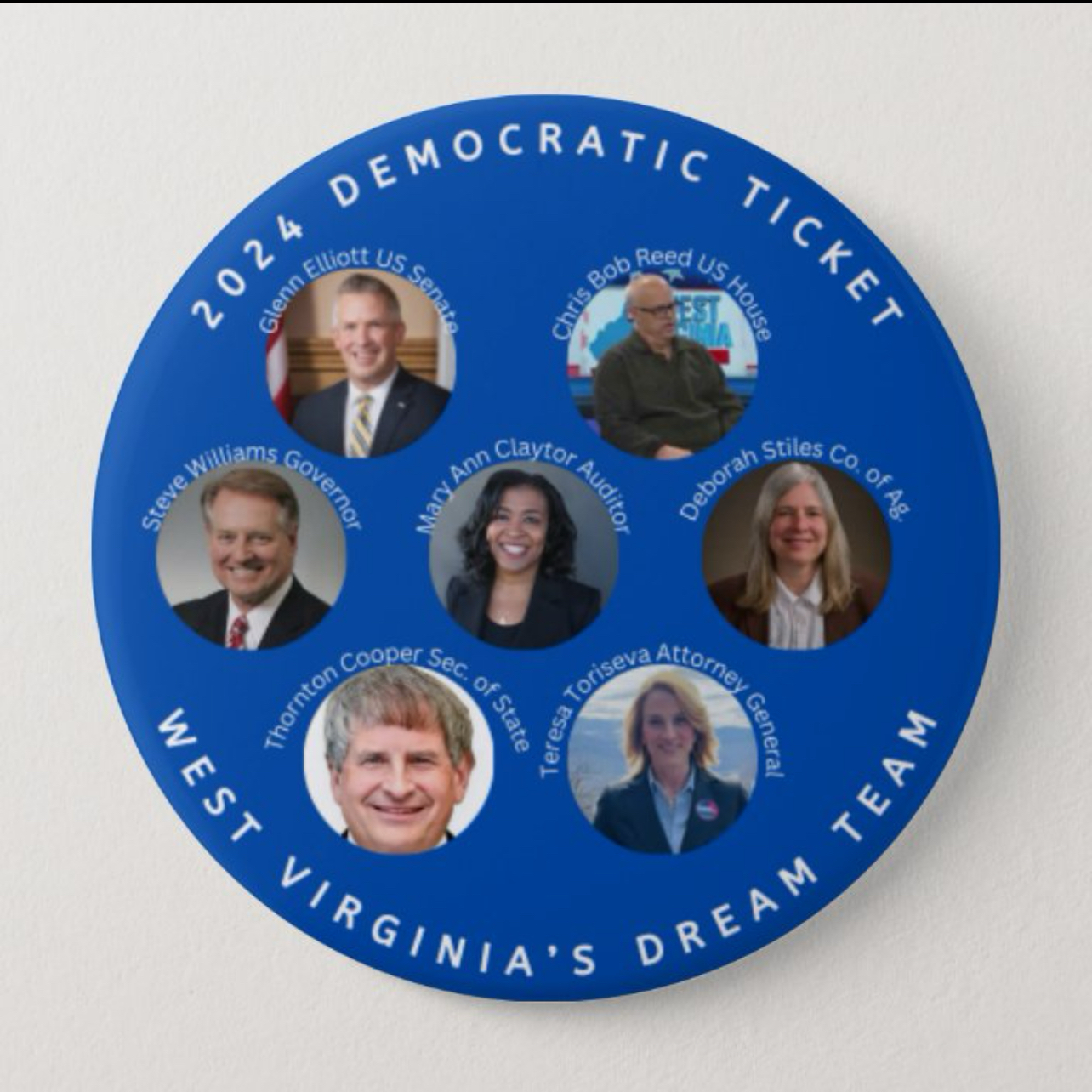 WV Dream Team (Congressional District 1) Button